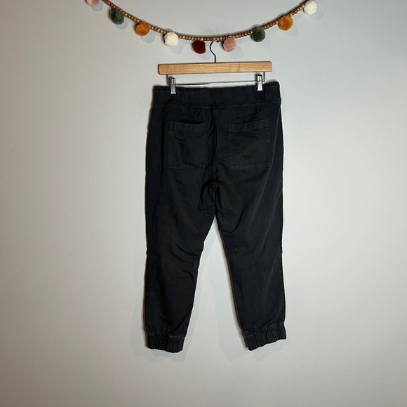 Anthropologie Cloth & Stone charcoal pull on cropped jogger pants - Picture 4 of 5